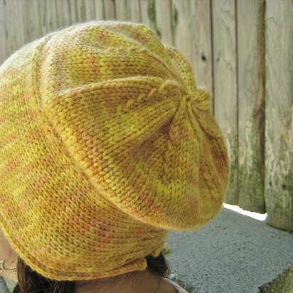 Pineapple Upside Down Hat - knitting pattern