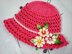 Crochet Hat Pattern,Droplet Spring Hat, Sun hat Pattern