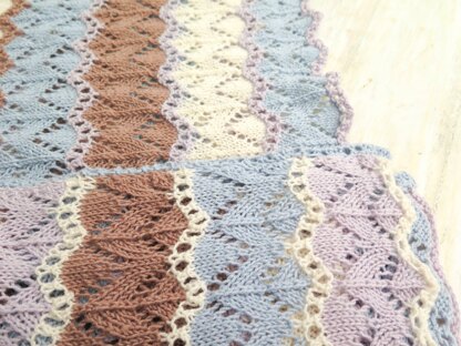 Pretty Beach Baby Blanket