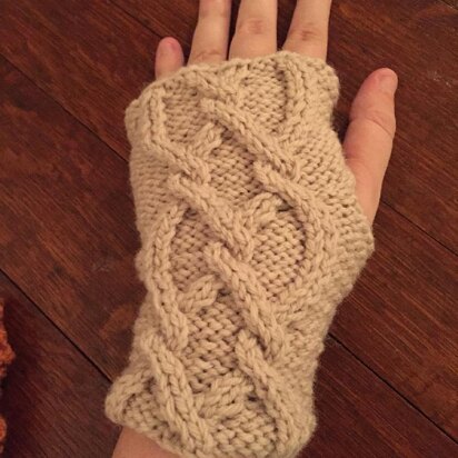 Johanna Mason Fingerless Gloves - knitting pattern