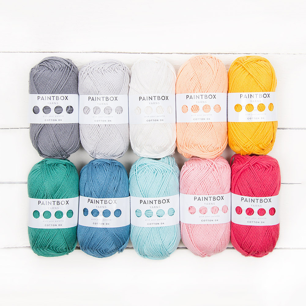 Paintbox Yarns Cotton Aran 10 Ball Color Packs