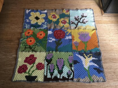 Delightful Posies C2C Blanket