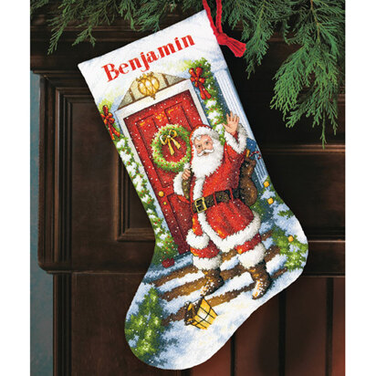 Design Works Light the Night Christmas Stocking Counted Cross