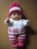 5" Berenguer Doll Winter Sweater Set