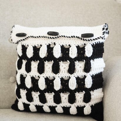 Pebbled Archway Reversible Square Pillow Cover