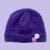 Purple Emperor Button Hat