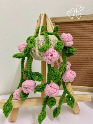 Rose Plant Car Hanging