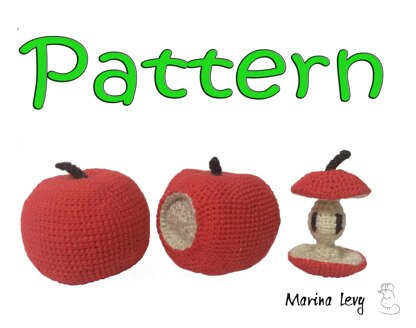 Apple - Circle of life, crocheted pattern