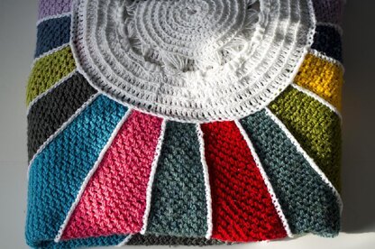 Sunburst Crocheted Afghan