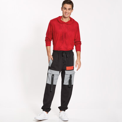 New Look Men's and Misses' Cargo Pants 6745 - Paper Pattern, Size XS-S-M-L-XL