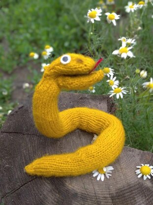 Snake Toy Knitting Pattern