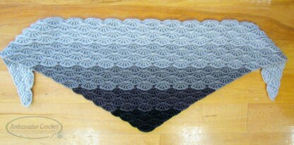 Gray Skies Gradient Shawl