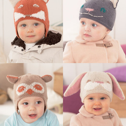 Hats and Helmets in Sirdar Snuggly DK and Snuggly Snowflake DK - 1474 - Downloadable PDF