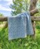 Blue Arabesque blanket