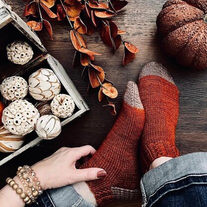 Gone Leaf Peeping Socks