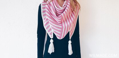 Stripe Me Shawl
