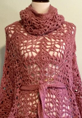 Convertible Lace Poncho Cape