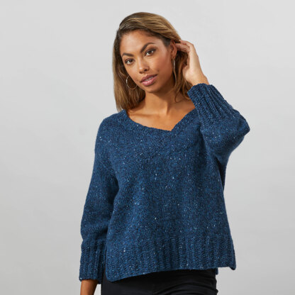 1243 Kalahari -  Jumper Knitting Pattern for Women in Valley Yarns Taconic by Valley Yarns