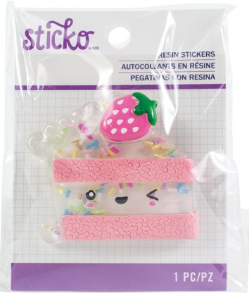 Sticko Resin Sticker - Cake