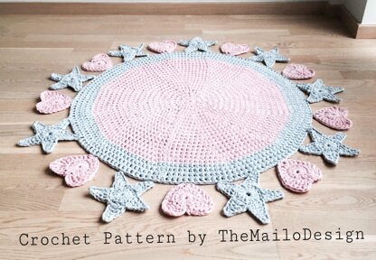 Crochet Pattern - Valentine Rug