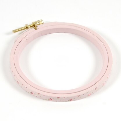 DMC 6" Round Painted Embroidery Hoop - Pink