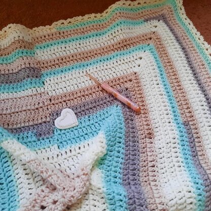 Crochet Louis Baby Blanket Pattern