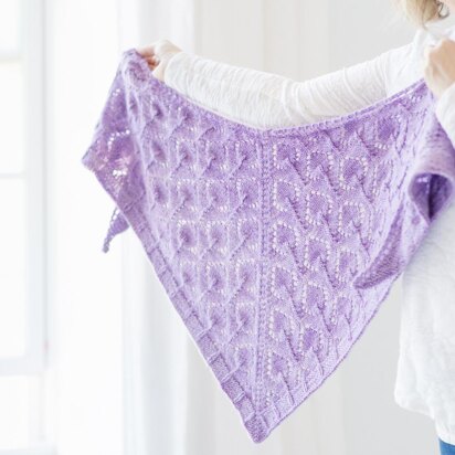 When the Lilacs Bloom Shawl - knitting pattern