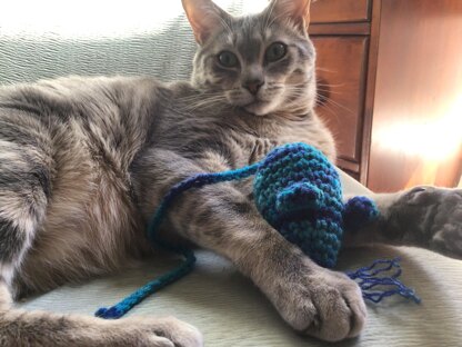Crochet Mouse Cat Toy