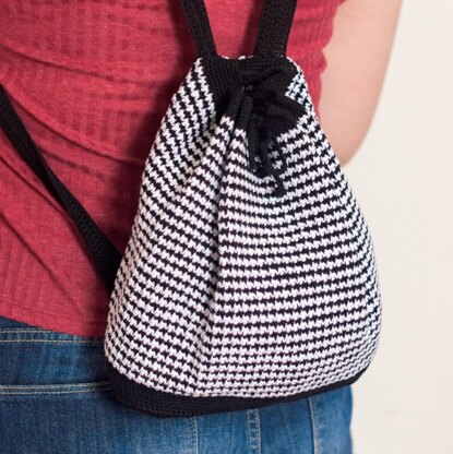 Houndstooth Backpack