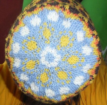 Sunflower beanie