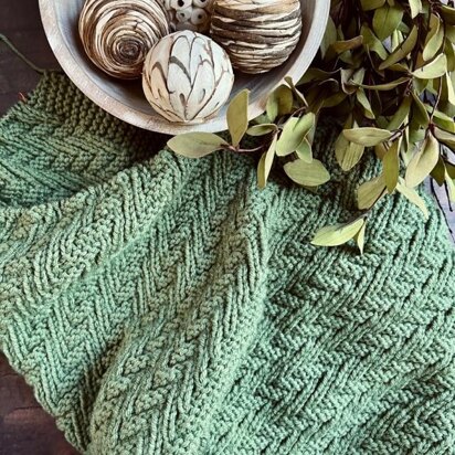 WarmHearted Baby Blanket - knitting pattern