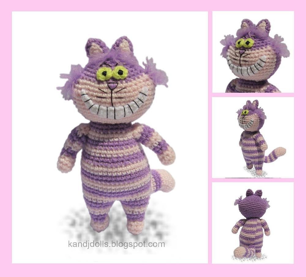 Cheshire Cat - Amigurumi crochet pattern Crochet pattern by Sayjai  Thawornsupacharoen | LoveCrafts