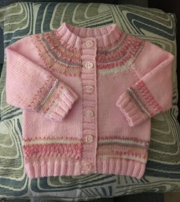 Halle’s Pink Cardigan