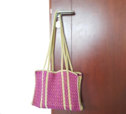 Reversible Carry all Crochet Tote Bag