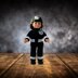 Crochet 18" Doll Outfit, Fireman Costume