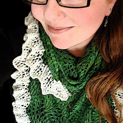 Irish Ale Shawlette - knitting pattern