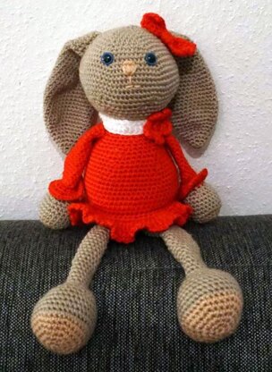 Crochet Pattern Rabbit Girl Bunny!