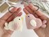 Bird crochet pattern keychain Amigurumi heart Bag charm Car mirror hanging decor