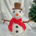 Seth the Snowman - US Terminology - Amigurumi