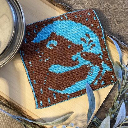 Woodland Grizzly Potholder