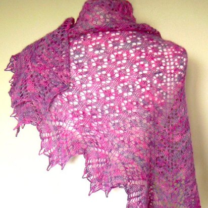 Forest Flowers Shawl