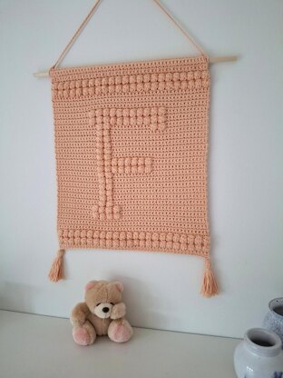 Letter F Wallhanging
