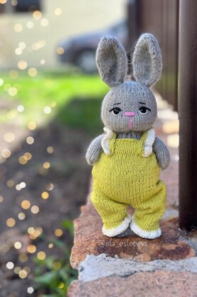 Knitting Pattern Little Bunny toy