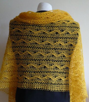 Party Line Lace Shawl
