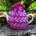 Boysenberry Fair Isle 2 Cup Teapot Cosy Knitting Pattern