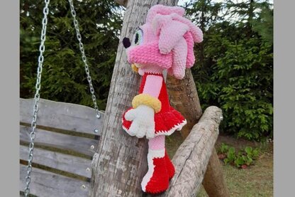 Crochet Pattern Sonic's Girlfriend - Amy Rose