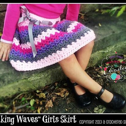 "Making Waves" Girls Skirt
