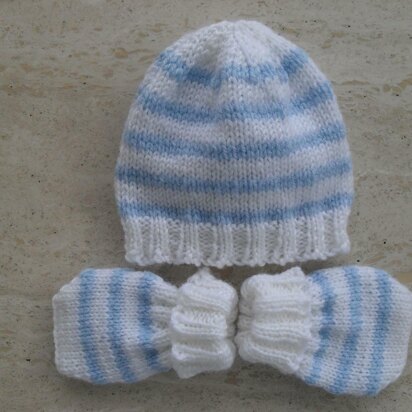 Baby Boy Hat, Beanie & Mittens