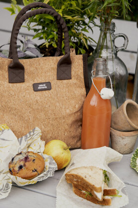 Natural Elements Eco-Friendly Beeswax Sandwich Bags, Set of Two, Card Wallet