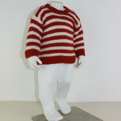 Baby Simple Stripe Sweater